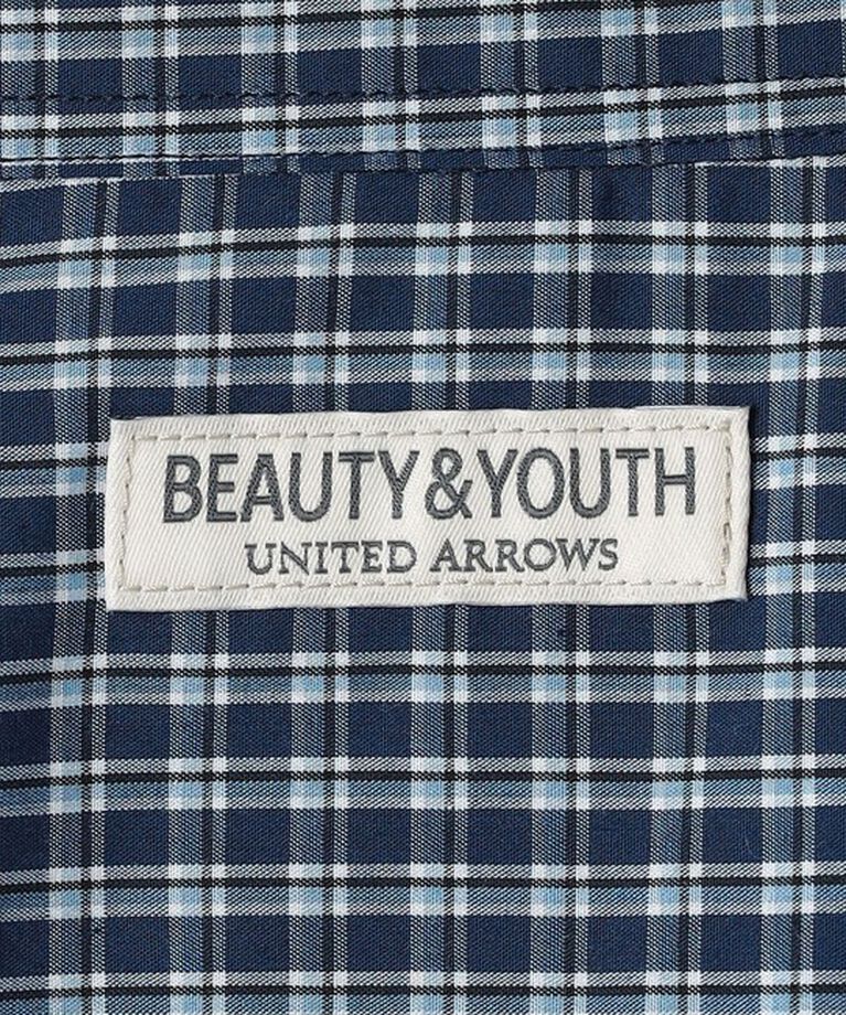 BEAUTY&YOUTH UNITED ARROWS「ミニチェック ボタンダウンフォルム シャツ」|シャツ・ブラウス|