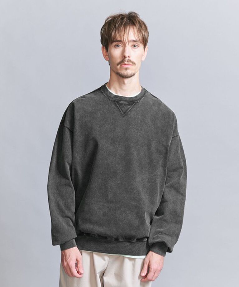 BEAUTY&YOUTH UNITED ARROWS「 FADE TEE クルーネック スウェット」|Tシャツ・カットソー|DK.GRAY
