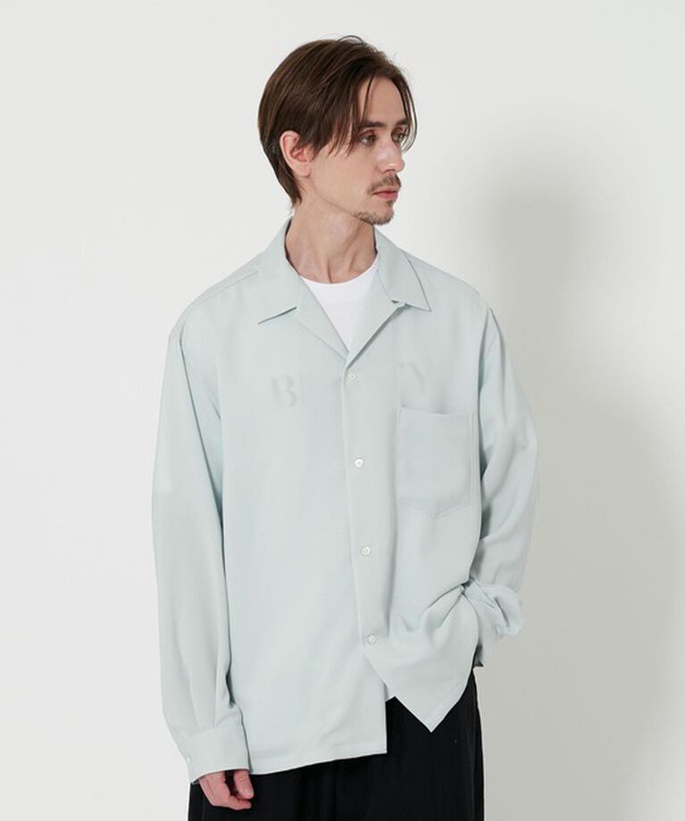 BEAUTY&YOUTH UNITED ARROWS「ドレープ ツイル オープンカラー シャツ」|シャツ・ブラウス|