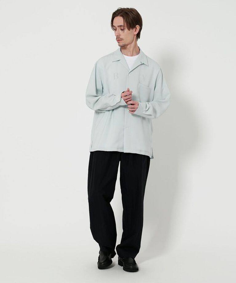 BEAUTY&YOUTH UNITED ARROWS「ドレープ ツイル オープンカラー シャツ」|シャツ・ブラウス|
