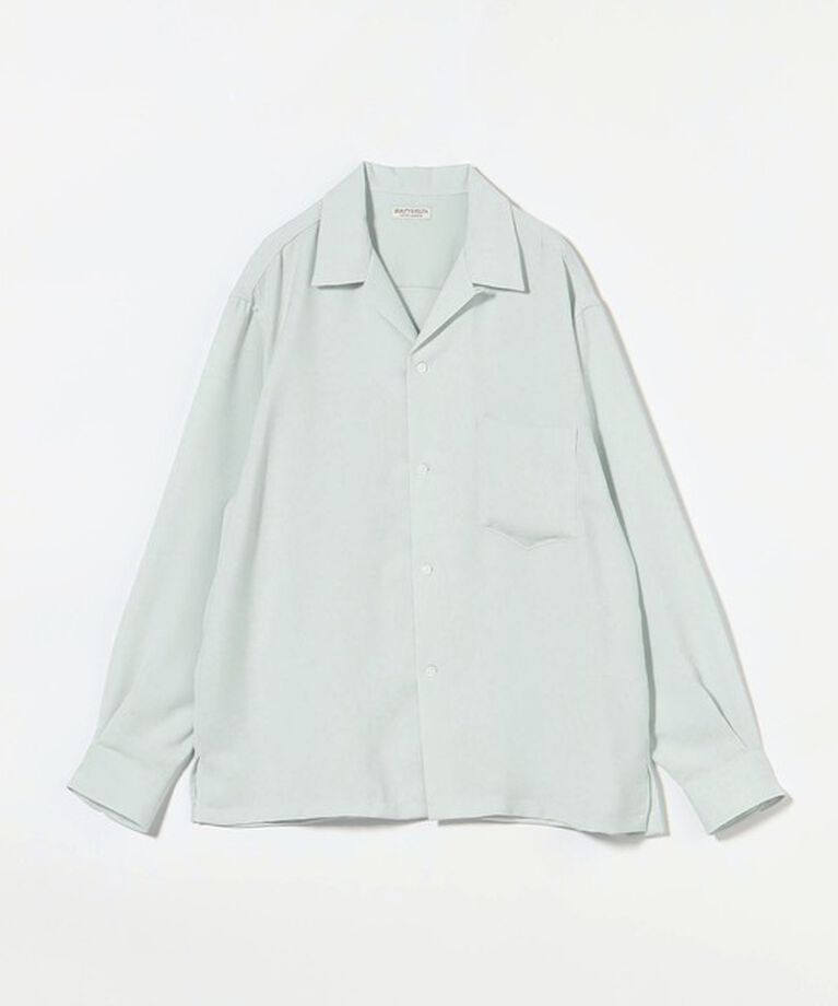 BEAUTY&YOUTH UNITED ARROWS「ドレープ ツイル オープンカラー シャツ」|シャツ・ブラウス|