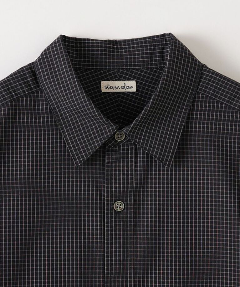 STEVEN ALAN「＜Steven Alan＞ C/L/S チェック レギュラーカラー シャツ ALINE LOOSE」|シャツ・ブラウス|
