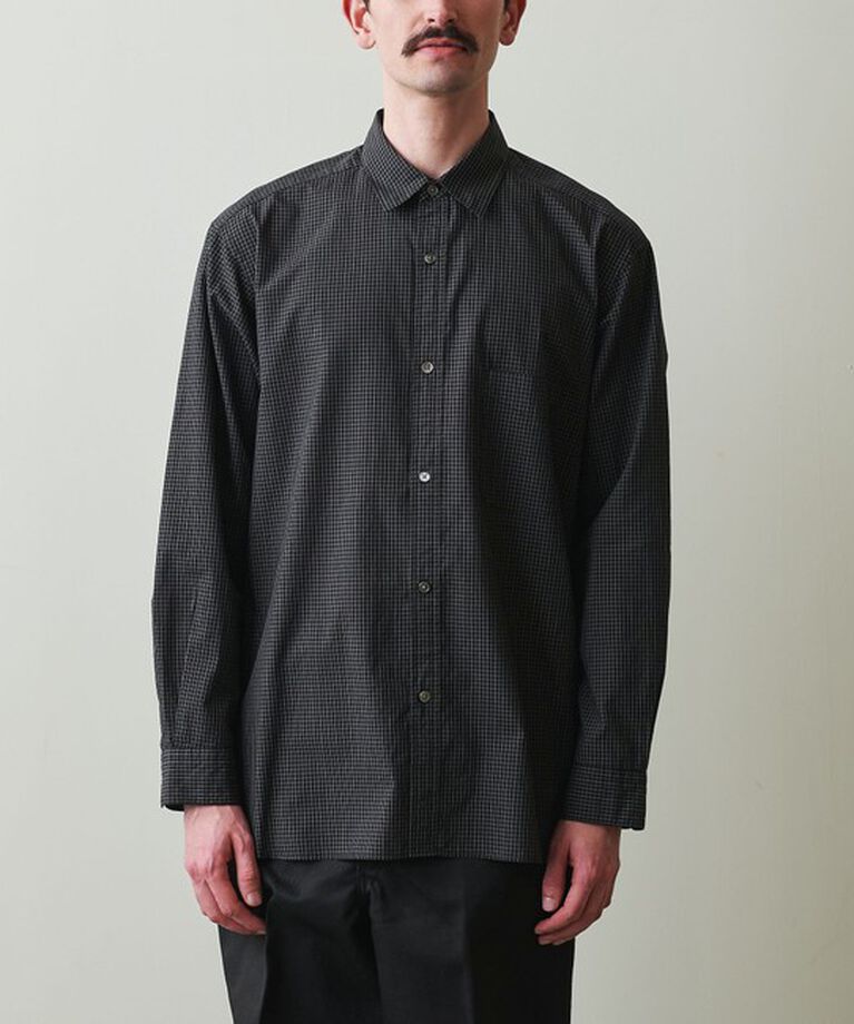 STEVEN ALAN「＜Steven Alan＞ C/L/S チェック レギュラーカラー シャツ ALINE LOOSE」|シャツ・ブラウス|
