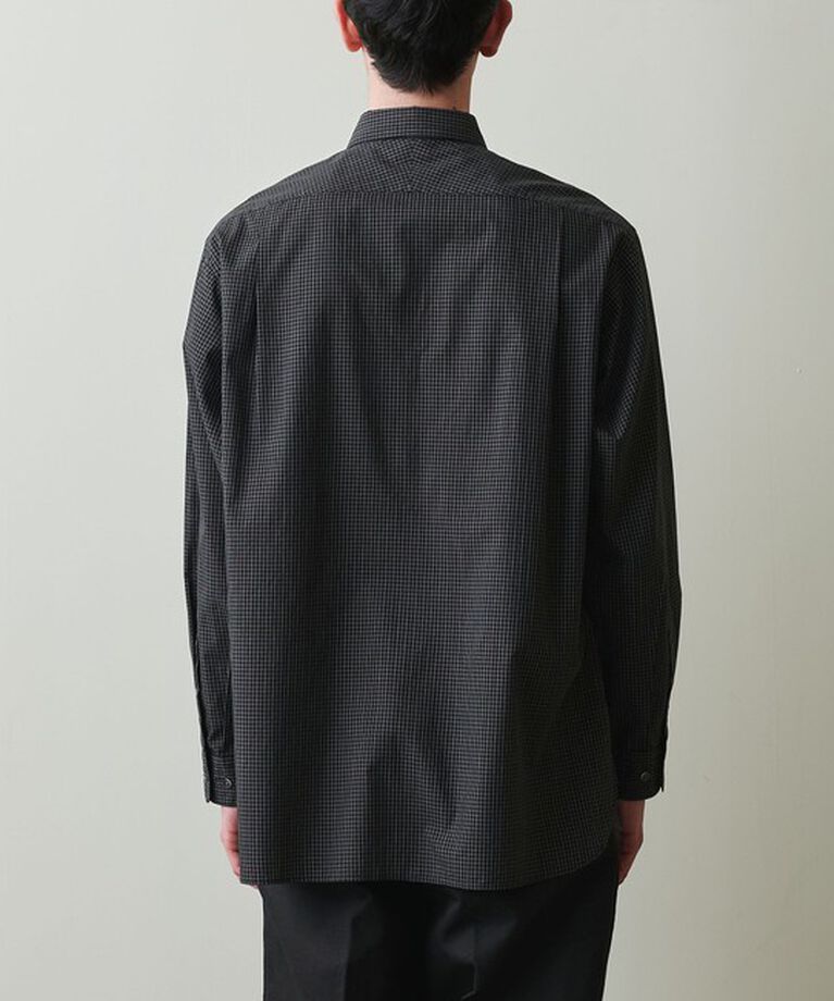 STEVEN ALAN「＜Steven Alan＞ C/L/S チェック レギュラーカラー シャツ ALINE LOOSE」|シャツ・ブラウス|