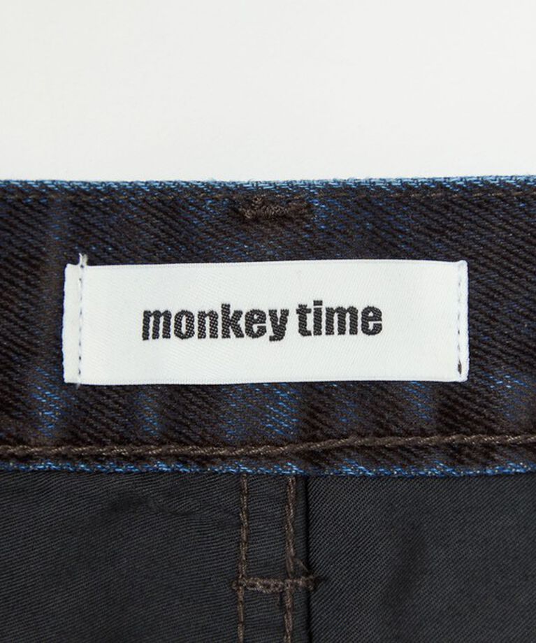 MONKEY TIME「フロッキー デニム 5ポケット バギー ショーツ」|その他|
