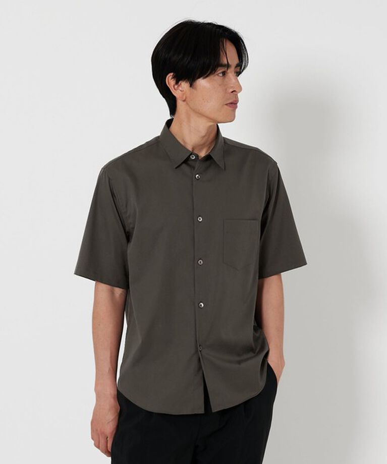 BEAUTY&YOUTH UNITED ARROWS「クリア オックスフォード リラックスレギュラー 半袖シャツ」|シャツ・ブラウス|