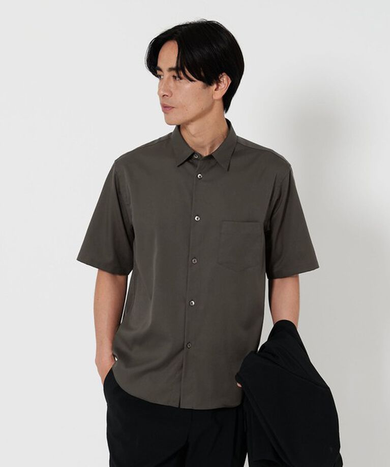 BEAUTY&YOUTH UNITED ARROWS「クリア オックスフォード リラックスレギュラー 半袖シャツ」|シャツ・ブラウス|
