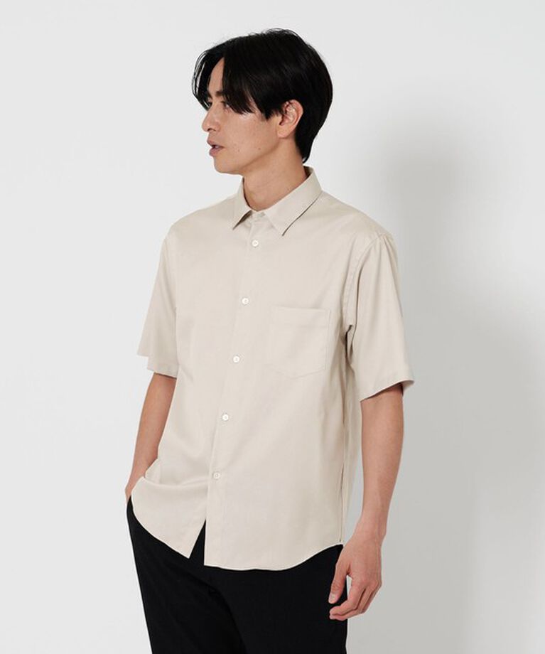 BEAUTY&YOUTH UNITED ARROWS「クリア オックスフォード リラックスレギュラー 半袖シャツ」|シャツ・ブラウス|