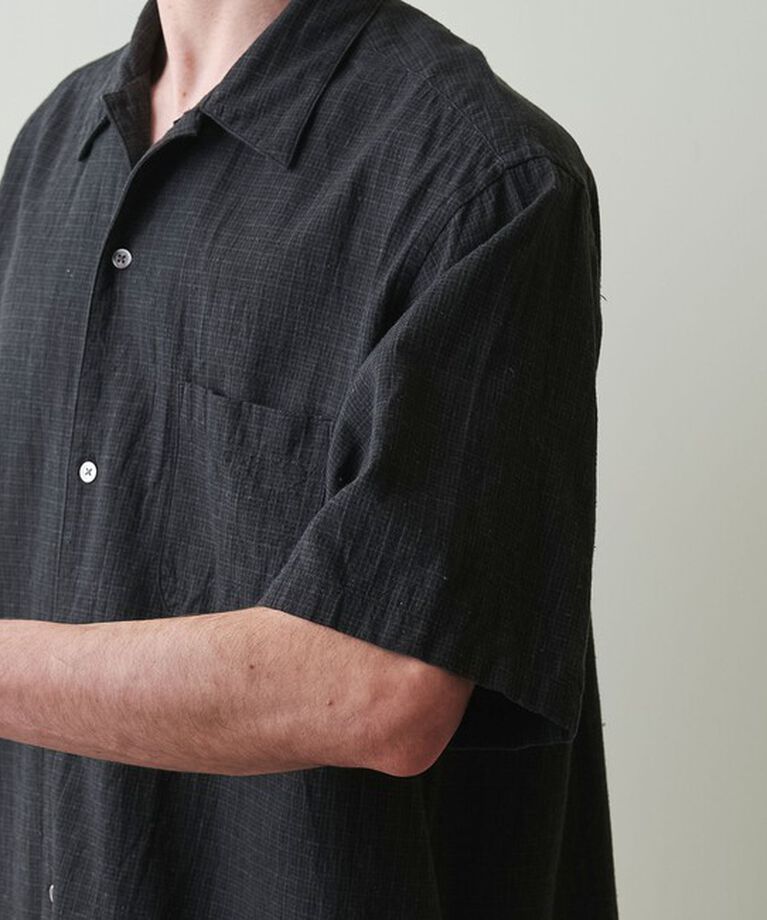STEVEN ALAN「 ＜Steven Alan＞ C/L ブレンド チェック ALINE LOOSE CASUAL BOX」|シャツ・ブラウス|