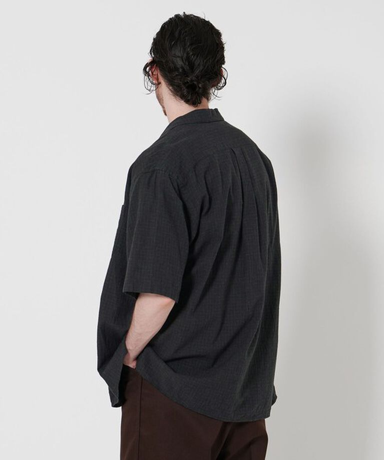 STEVEN ALAN「 ＜Steven Alan＞ C/L ブレンド チェック ALINE LOOSE CASUAL BOX」|シャツ・ブラウス|