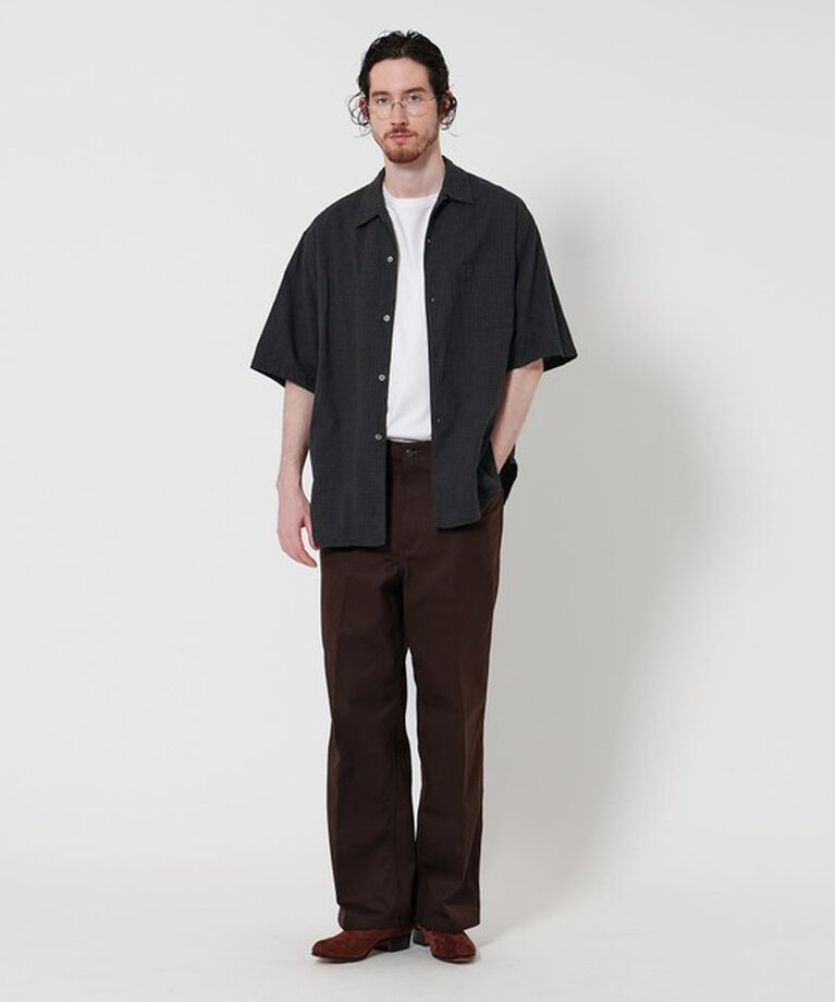 STEVEN ALAN「 ＜Steven Alan＞ C/L ブレンド チェック ALINE LOOSE CASUAL BOX」|シャツ・ブラウス|