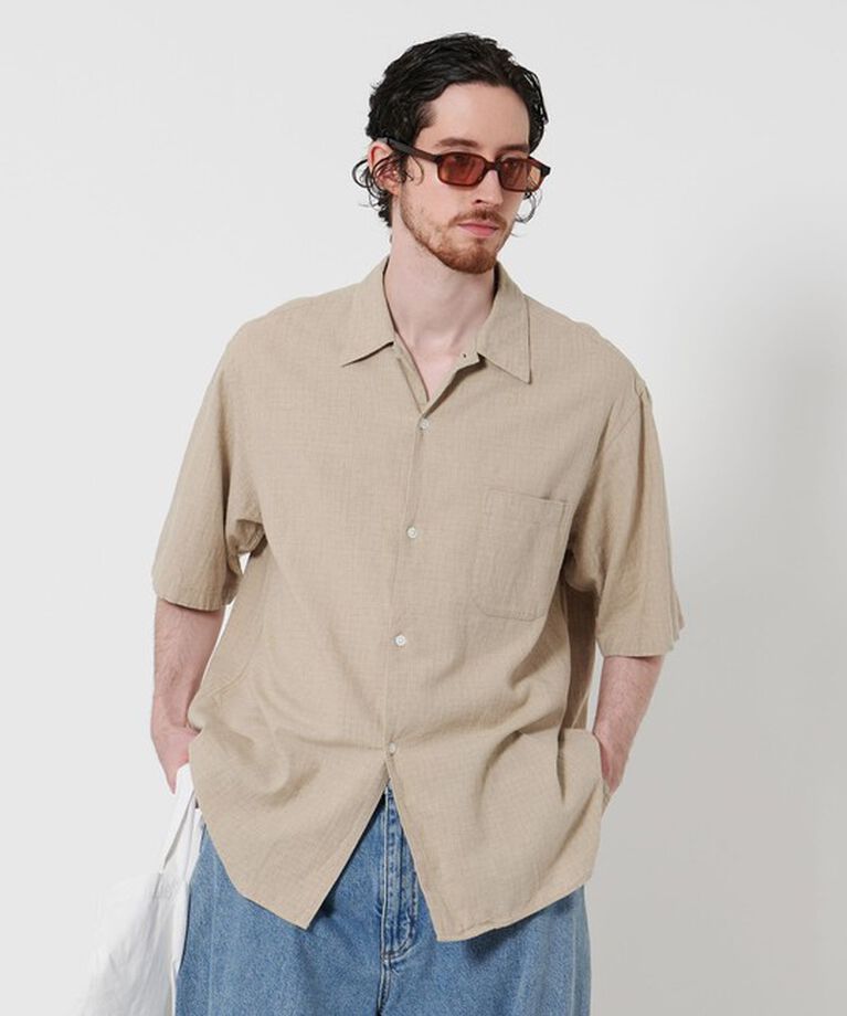 STEVEN ALAN「 ＜Steven Alan＞ C/L ブレンド チェック ALINE LOOSE CASUAL BOX」|シャツ・ブラウス|