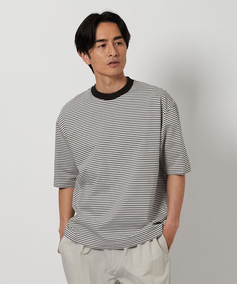 BEAUTY&YOUTH UNITED ARROWS「サンドウィッチ ボーダー クルーネック Tシャツ」|Tシャツ・カットソー|