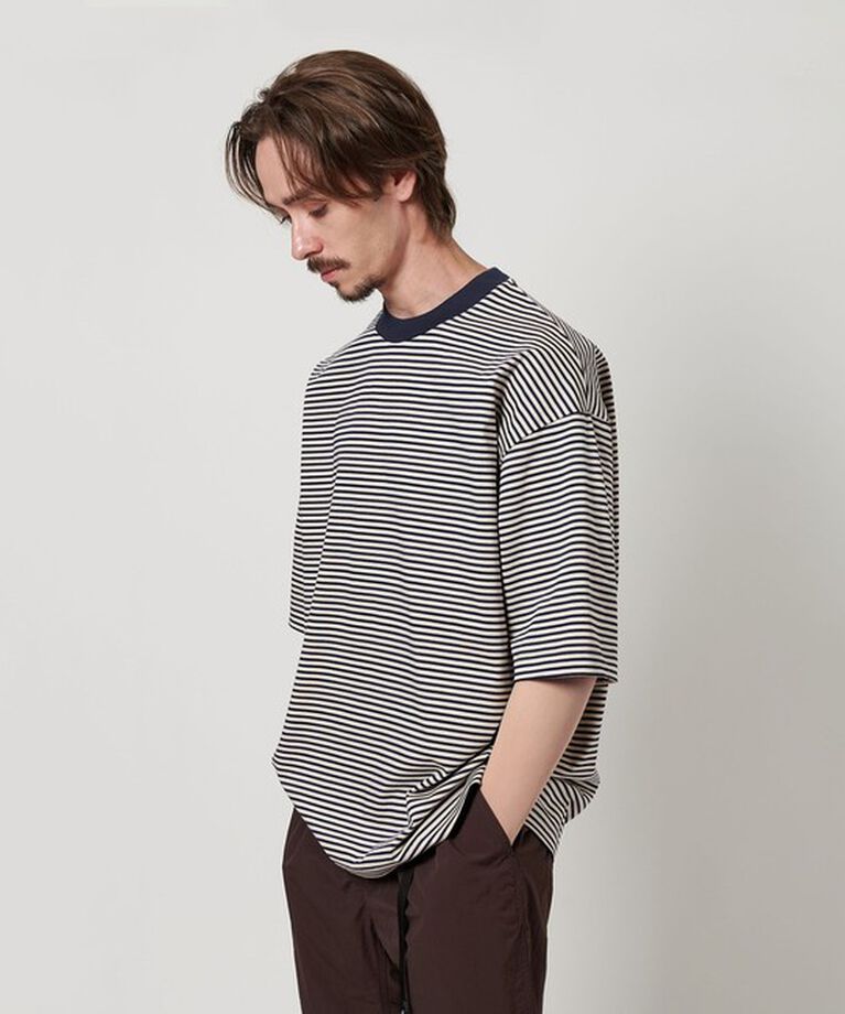 BEAUTY&YOUTH UNITED ARROWS「サンドウィッチ ボーダー クルーネック Tシャツ」|Tシャツ・カットソー|