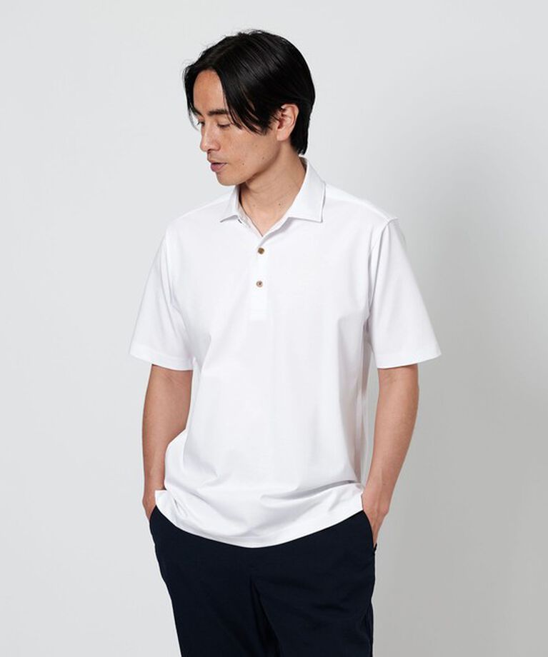 BEAUTY&YOUTH UNITED ARROWS「クール ハイゲージ モクロディ ポロシャツ ‐接触冷感・抗菌・防臭機能付き‐」|Tシャツ・カットソー|