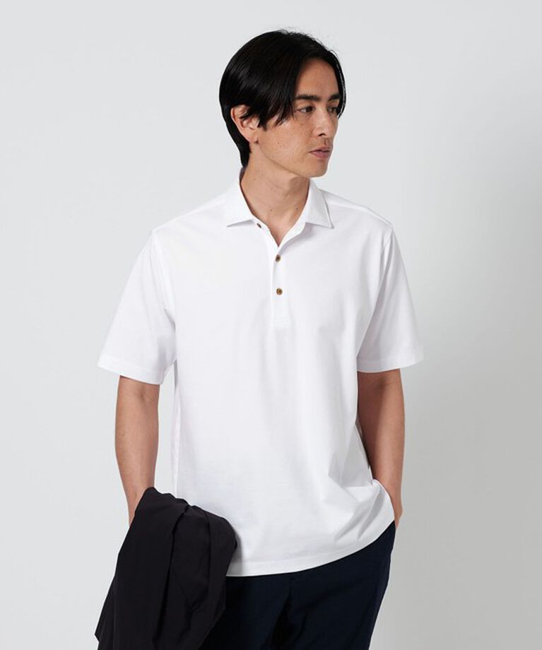 BEAUTY&YOUTH UNITED ARROWS「クール ハイゲージ モクロディ ポロシャツ ‐接触冷感・抗菌・防臭機能付き‐」|Tシャツ・カットソー|