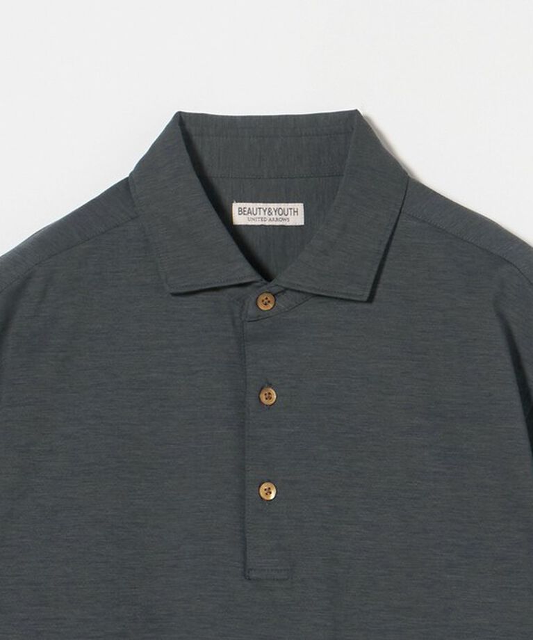 BEAUTY&YOUTH UNITED ARROWS「クール ハイゲージ モクロディ ポロシャツ ‐接触冷感・抗菌・防臭機能付き‐」|Tシャツ・カットソー|