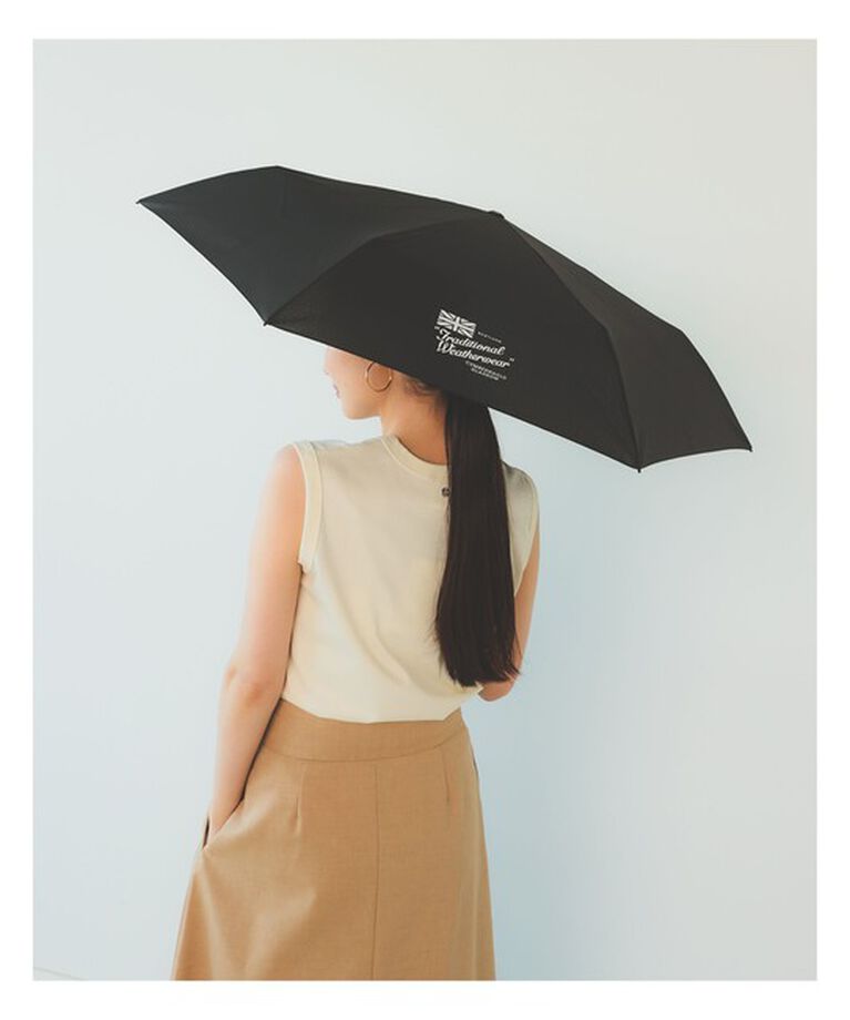 Demi-Luxe BEAMS 「Traditional Weatherwear / ライトウェイト 折り畳み傘」|傘|BLACK
