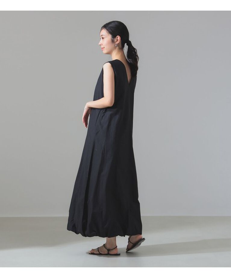 Demi-Luxe BEAMS 「【別注】ne Quittez pas / ポプリン バルーン ワンピース」|ワンピース|