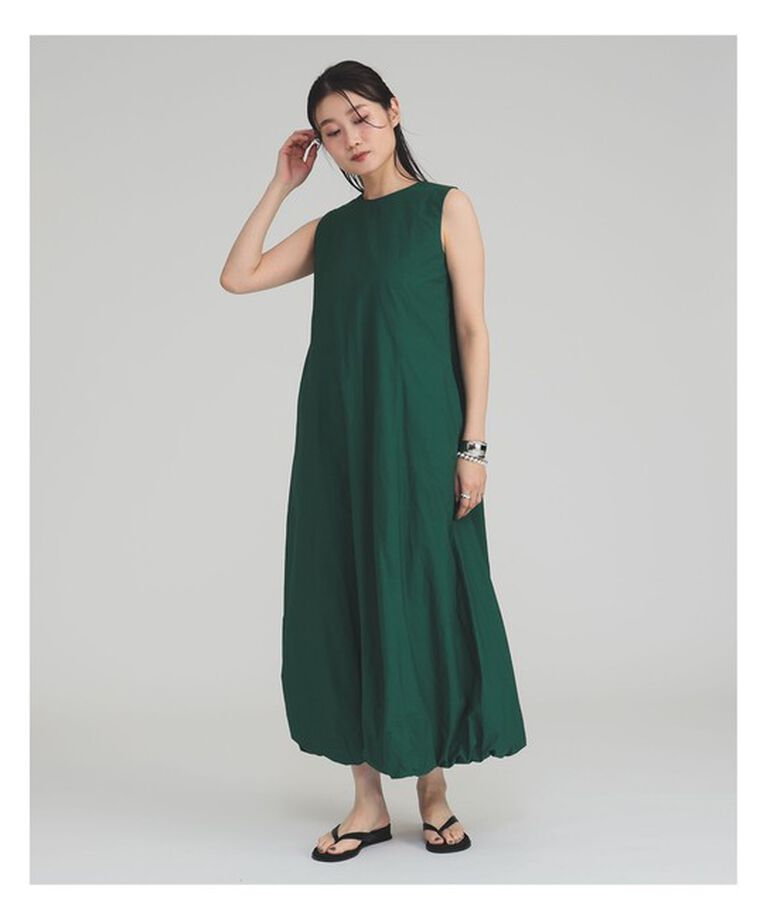 Demi-Luxe BEAMS 「【別注】ne Quittez pas / ポプリン バルーン ワンピース」|ワンピース|