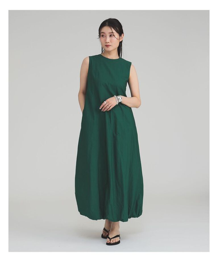 Demi-Luxe BEAMS 「【別注】ne Quittez pas / ポプリン バルーン ワンピース」|ワンピース|