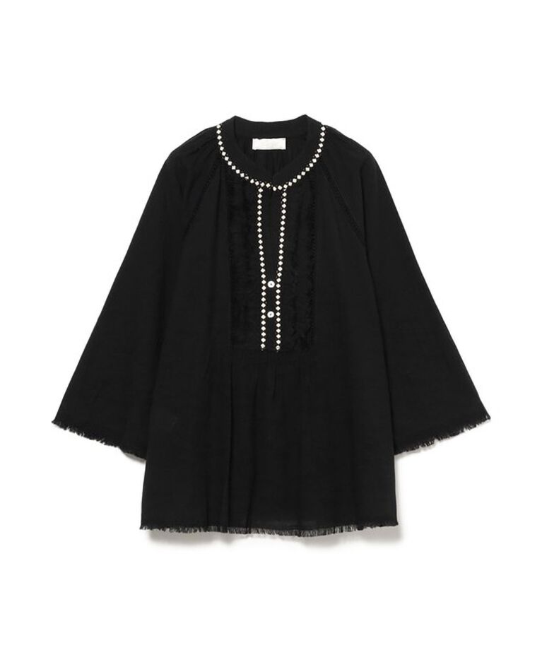 Demi-Luxe BEAMS 「Devotion TWINS / エンブロイダリートリム ブラウス」|シャツ・ブラウス|