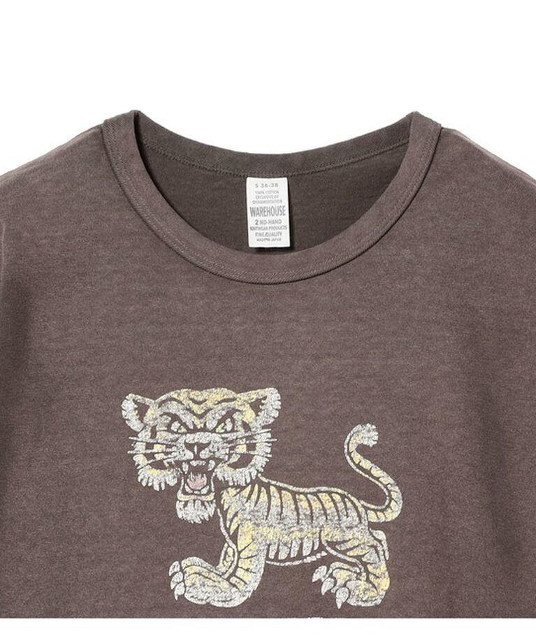 BEAMSBOY「【別注】WARE HOUSE / タイガー イレギュラー プリント Tシャツ」|Tシャツ・カットソー|
