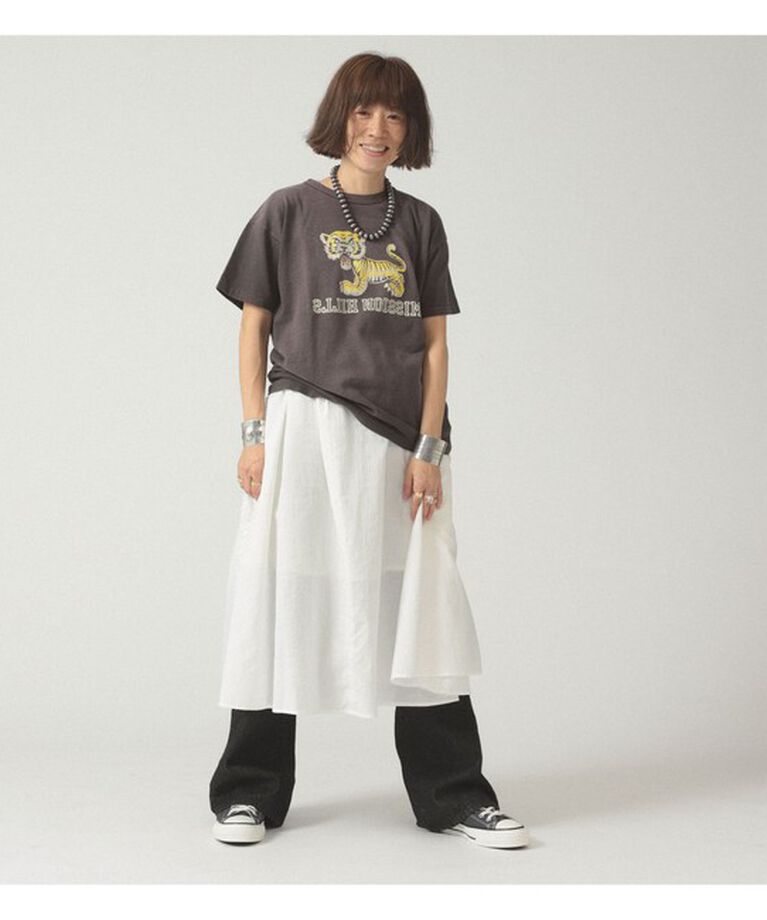 BEAMSBOY「【別注】WARE HOUSE / タイガー イレギュラー プリント Tシャツ」|Tシャツ・カットソー|