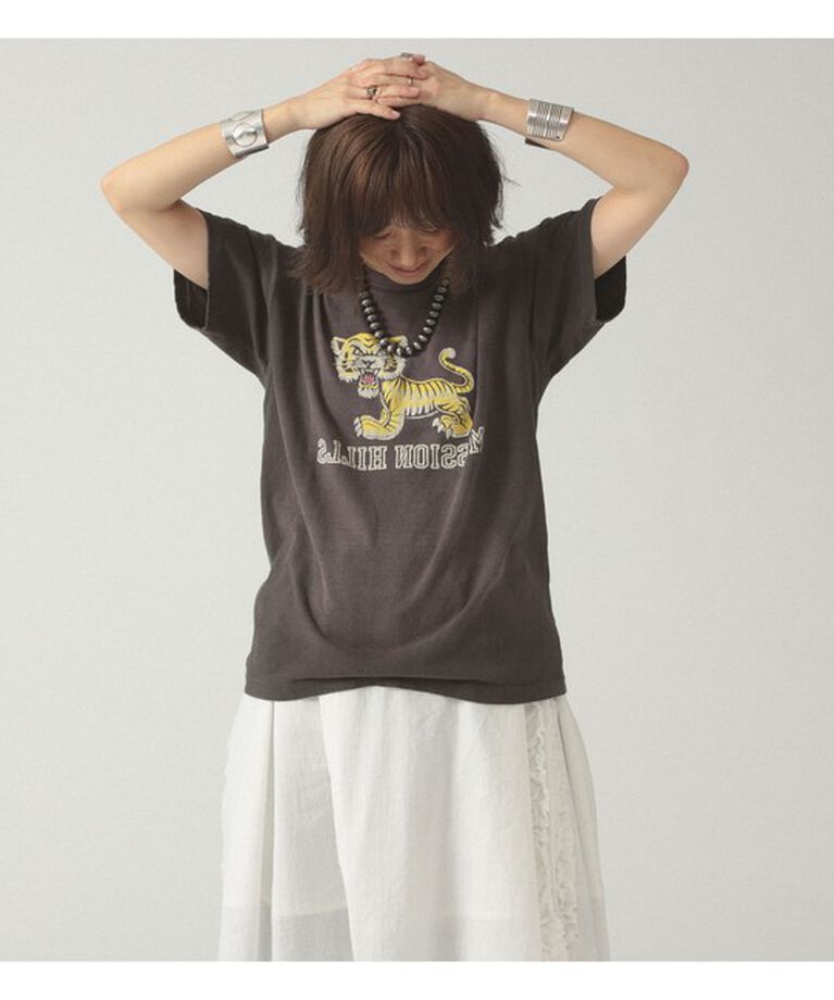 BEAMSBOY「【別注】WARE HOUSE / タイガー イレギュラー プリント Tシャツ」|Tシャツ・カットソー|