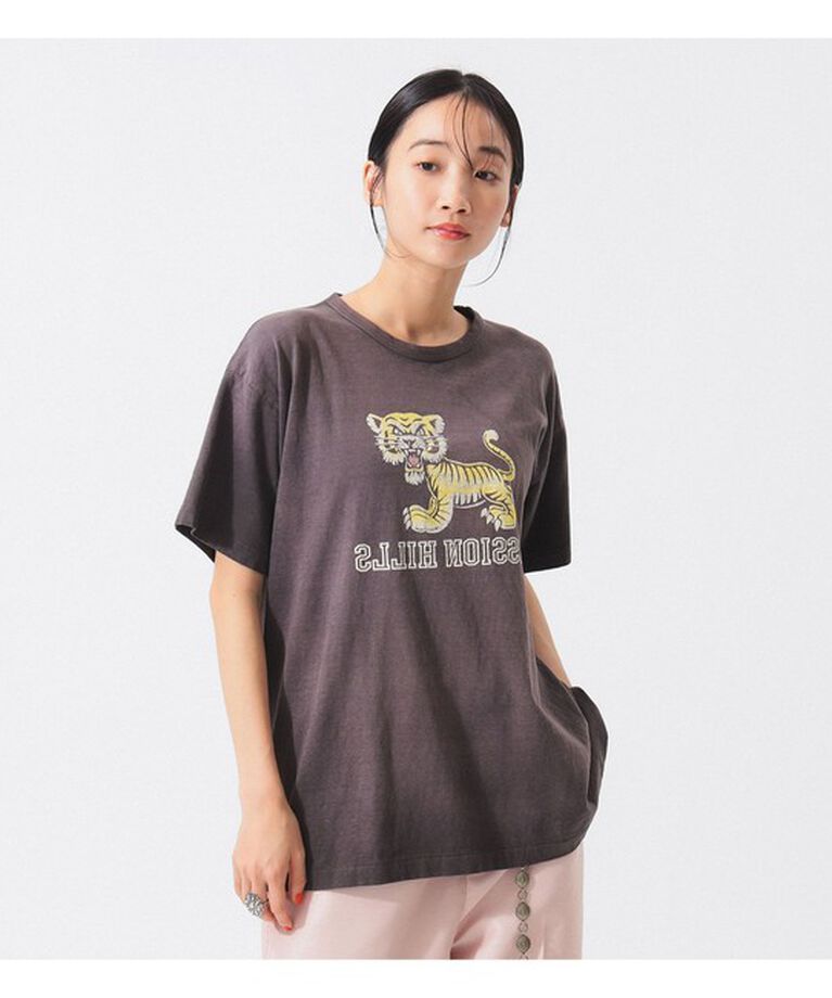 BEAMSBOY「【別注】WARE HOUSE / タイガー イレギュラー プリント Tシャツ」|Tシャツ・カットソー|