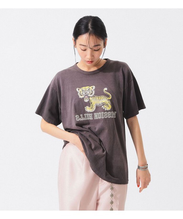 BEAMSBOY「【別注】WARE HOUSE / タイガー イレギュラー プリント Tシャツ」|Tシャツ・カットソー|