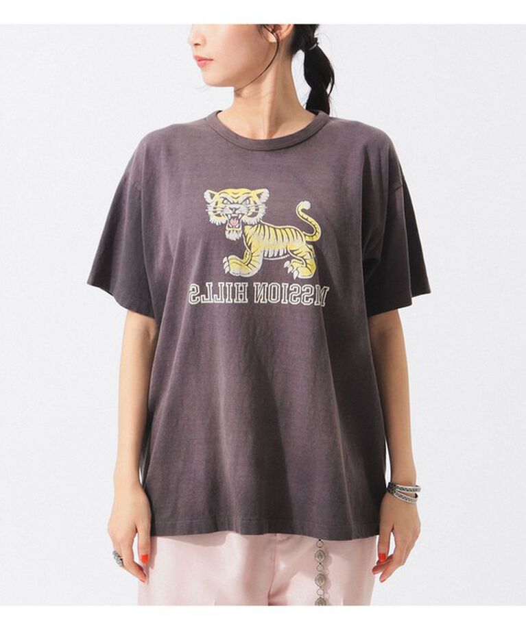 BEAMSBOY「【別注】WARE HOUSE / タイガー イレギュラー プリント Tシャツ」|Tシャツ・カットソー|