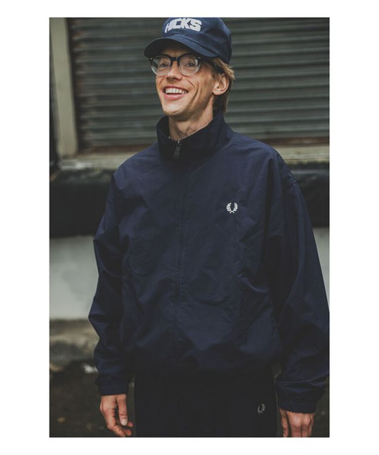 BEAMS「【別注】 FRED PERRY / Shell Jacket」|ブルゾン・スタジャン|NAVY