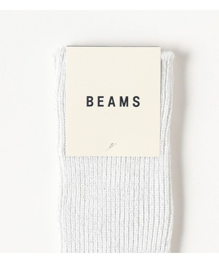 BEAMS「ラメ クルー ソックス」|ソックス|