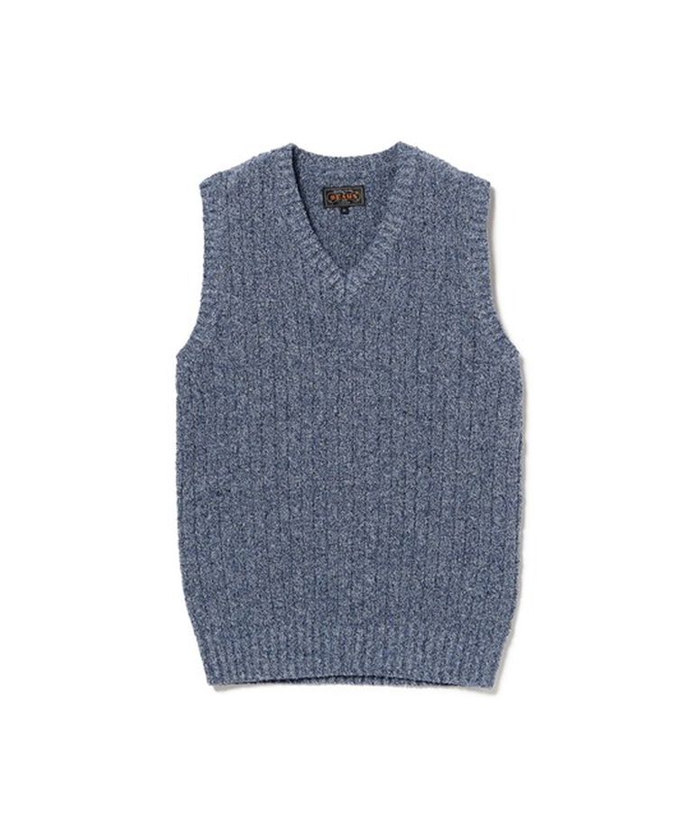 BEAMS「B+Cable VEST」|ニット・セーター|