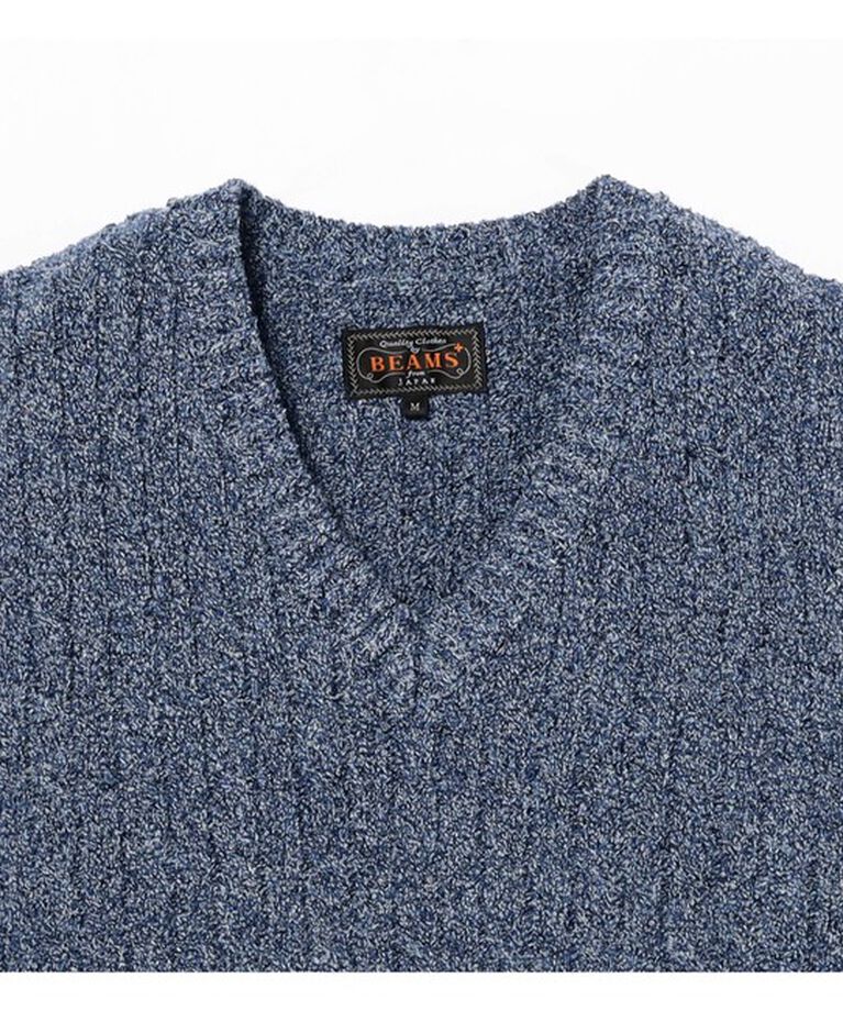 BEAMS「B+Cable VEST」|ニット・セーター|