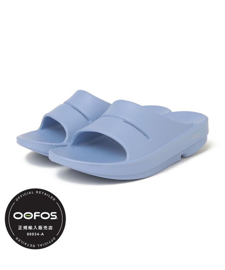SHIPS any「OOFOS: OOahh/ウーアー リカバリーサンダル 25SS◇」|サンダル|ライトブルー