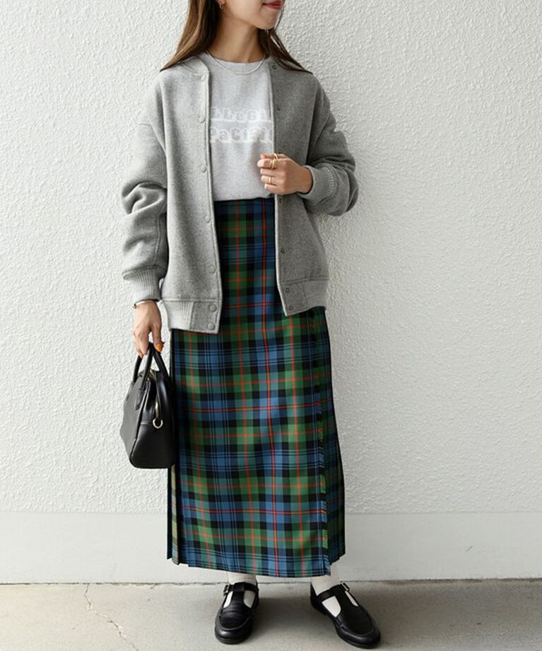 SHIPS any「【WEB限定】SHIPS any: バーシティ ジャケット 24FW」|ブルゾン・スタジャン|