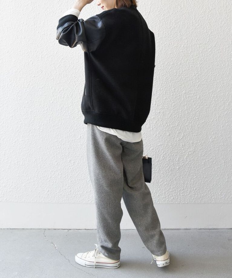 SHIPS any「【WEB限定】SHIPS any: バーシティ ジャケット 24FW」|ブルゾン・スタジャン|