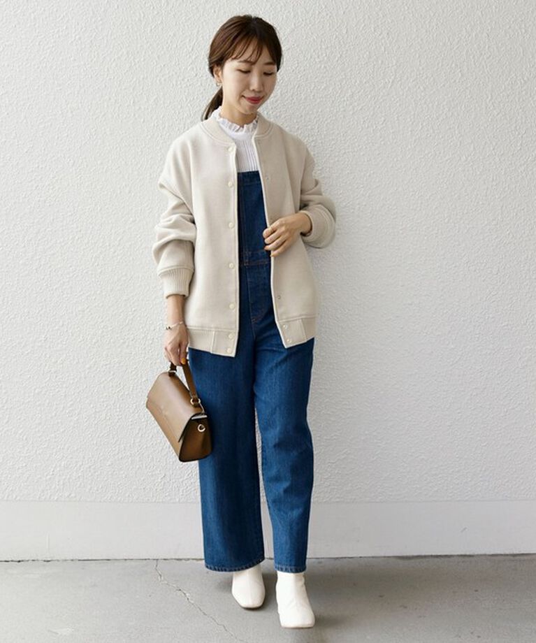 SHIPS any「【WEB限定】SHIPS any: バーシティ ジャケット 24FW」|ブルゾン・スタジャン|