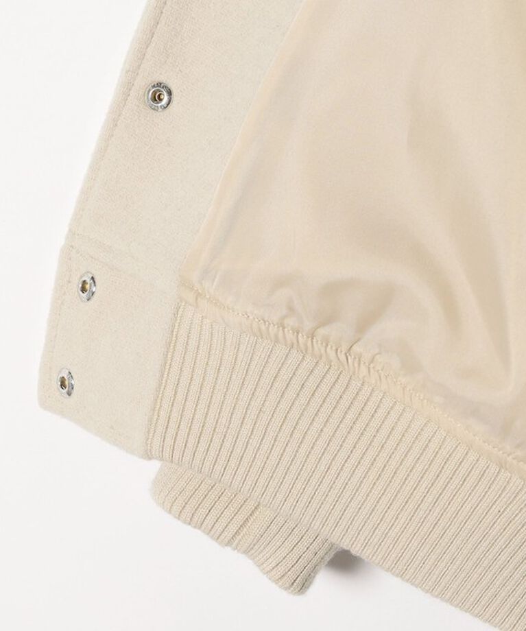 SHIPS any「【WEB限定】SHIPS any: バーシティ ジャケット 24FW」|ブルゾン・スタジャン|