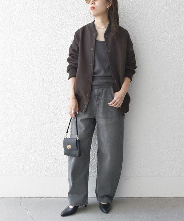 SHIPS any「【WEB限定】SHIPS any: バーシティ ジャケット 24FW」|ブルゾン・スタジャン|