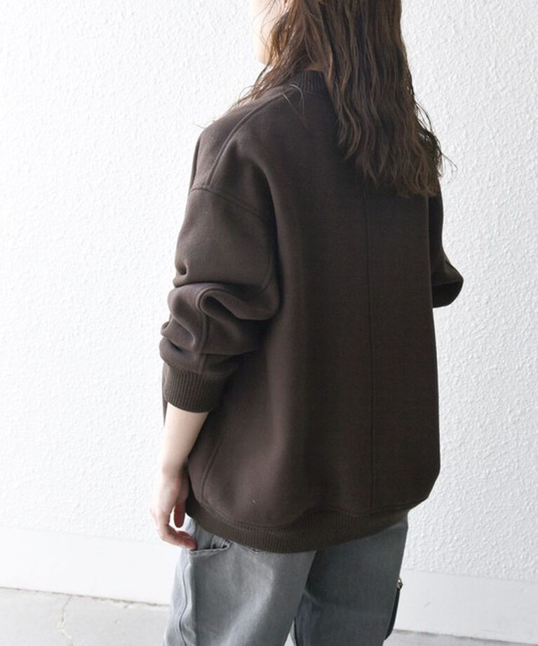 SHIPS any「【WEB限定】SHIPS any: バーシティ ジャケット 24FW」|ブルゾン・スタジャン|