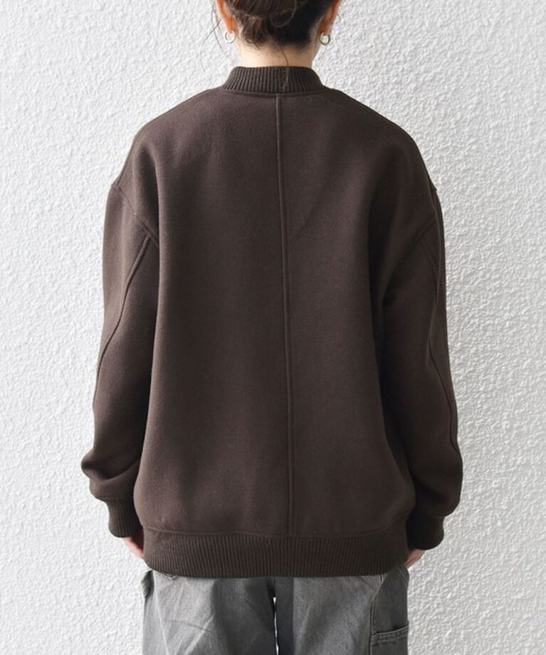 SHIPS any「【WEB限定】SHIPS any: バーシティ ジャケット 24FW」|ブルゾン・スタジャン|