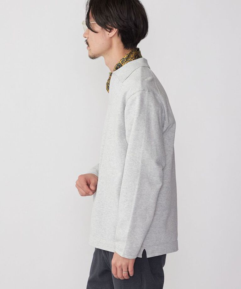 SHIPS「SHIPS:〈手洗い可能〉14ゲージ TEXBRID(R) ミラノリブ スキッパー ポロシャツ」|Tシャツ・カットソー|