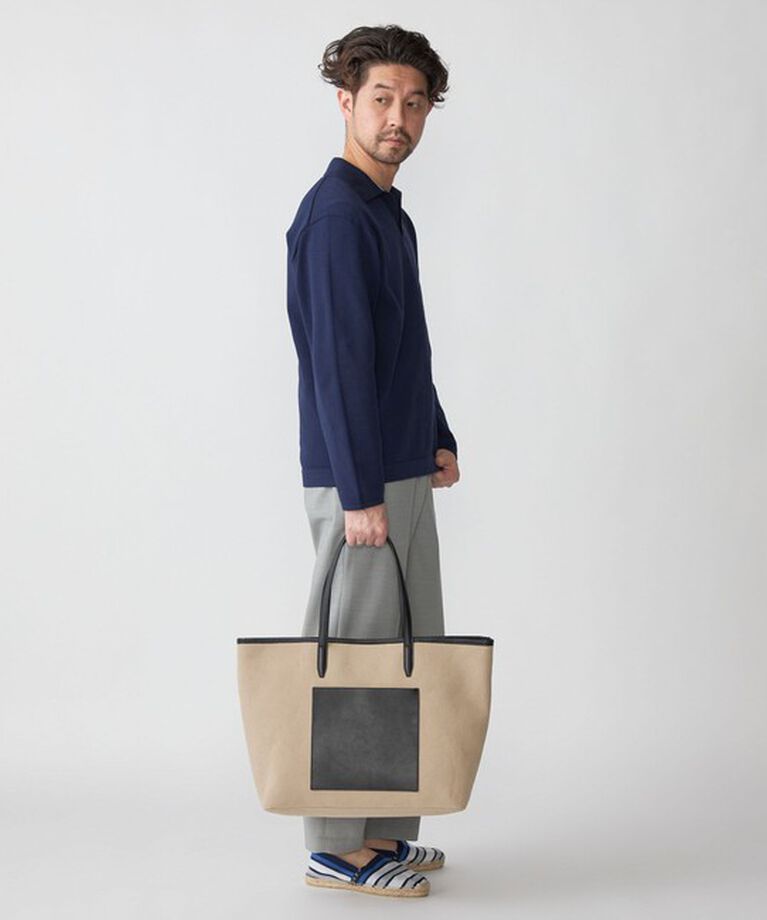 SHIPS「SHIPS:〈手洗い可能〉14ゲージ TEXBRID(R) ミラノリブ スキッパー ポロシャツ」|Tシャツ・カットソー|