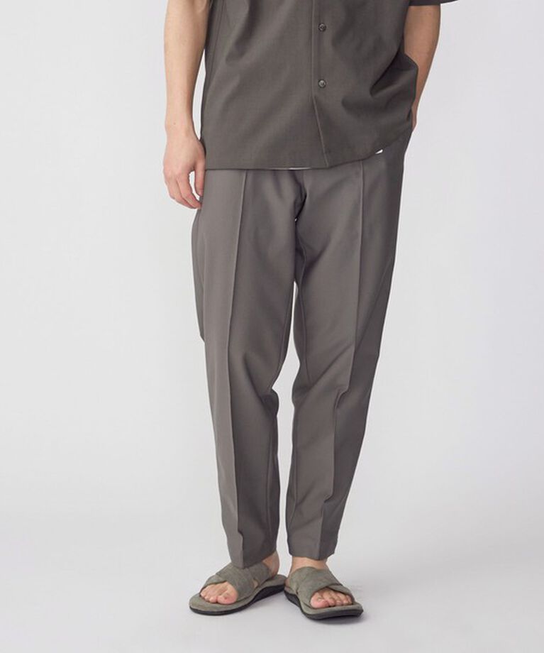 SHIPS「SHIPS: PIEZO JACQUARD 360°ストレッチ ピンタック イージースラックス」|スラックス|