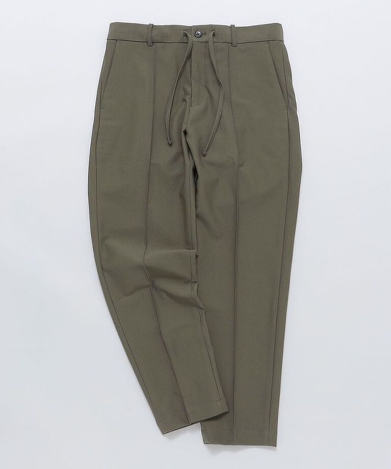 SHIPS「SHIPS: PIEZO JACQUARD 360°ストレッチ ピンタック イージースラックス」|スラックス|