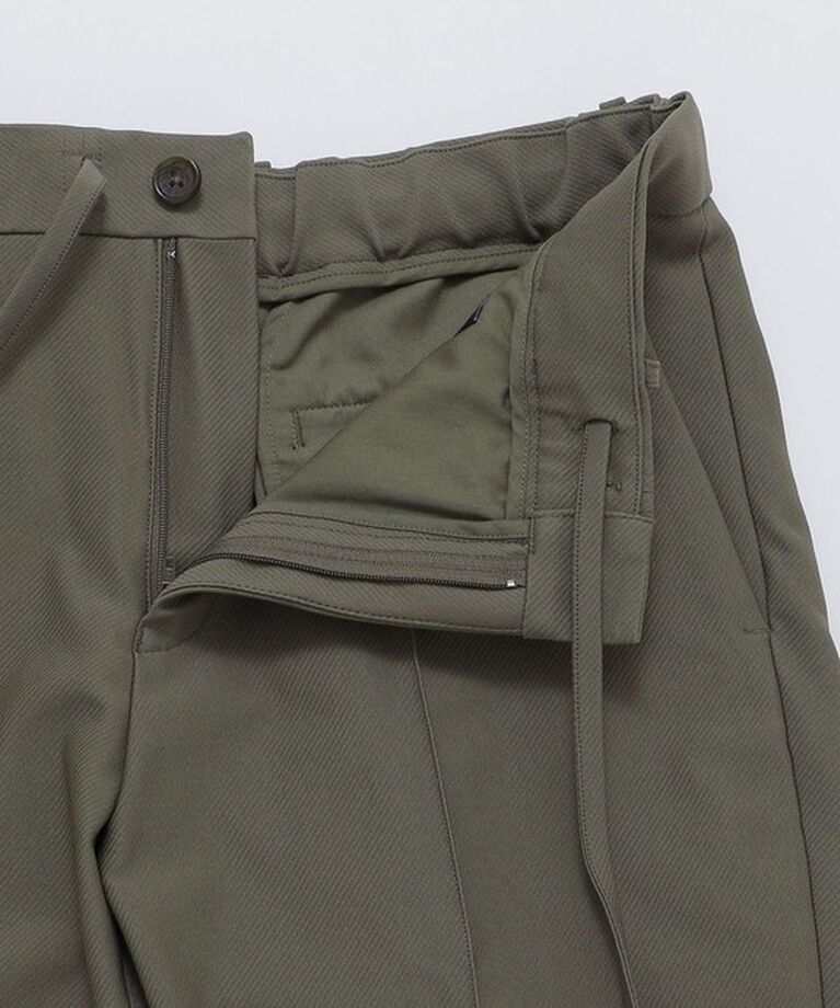 SHIPS「SHIPS: PIEZO JACQUARD 360°ストレッチ ピンタック イージースラックス」|スラックス|