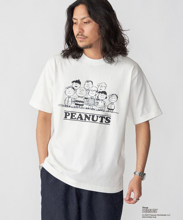 SHIPS「SHIPS: VINTAGE PEANUTS スヌーピー プリント Tシャツ」|Tシャツ・カットソー|